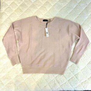 Elie Tahari Blush Sweater NWT!